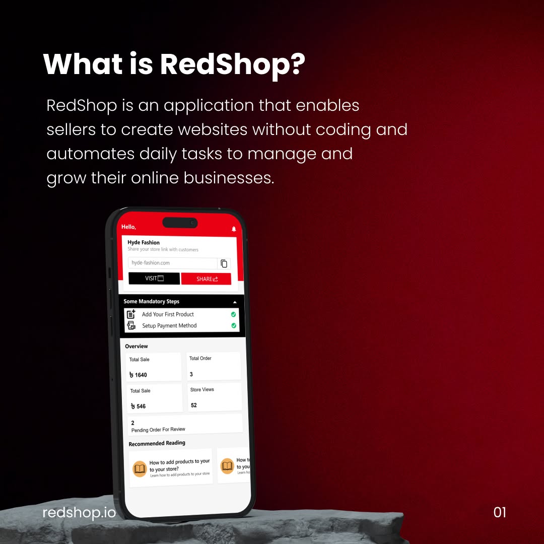 Redshop social post