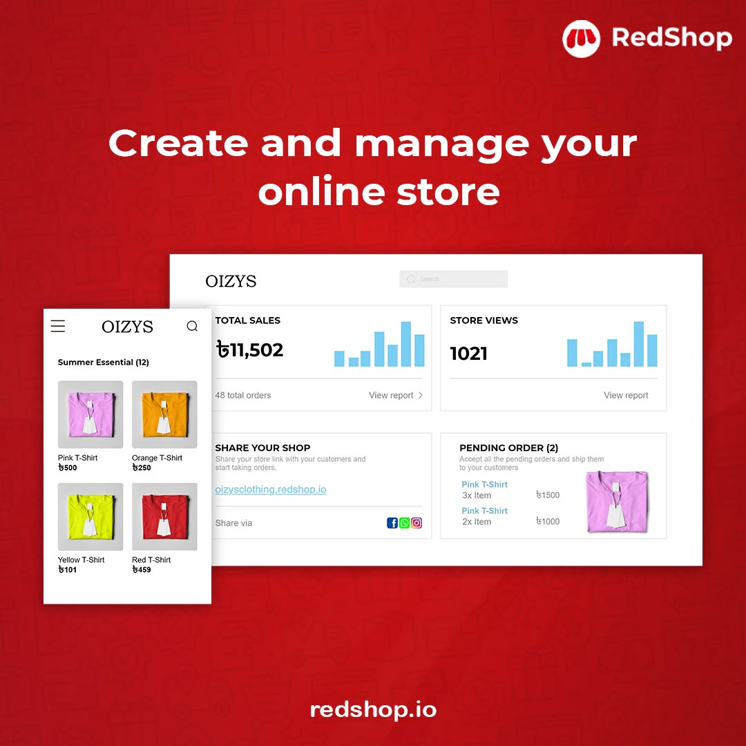 Redshop social post